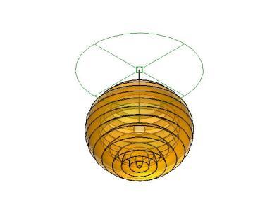 Suspended Luminaire RFA CAD Drawing
