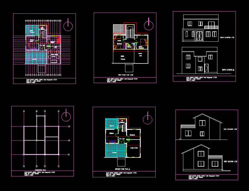 System Casa Madera – 120 DWG Elevation for AutoCAD