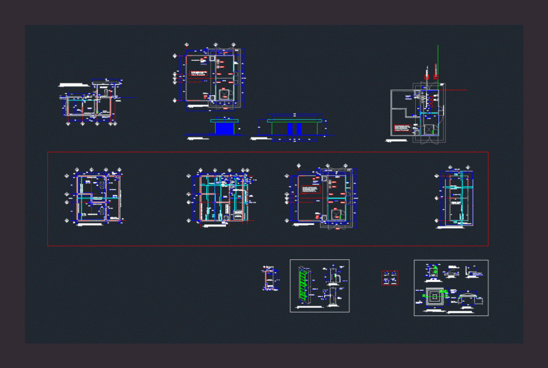 Tank And Machine Room DWG Block for AutoCAD