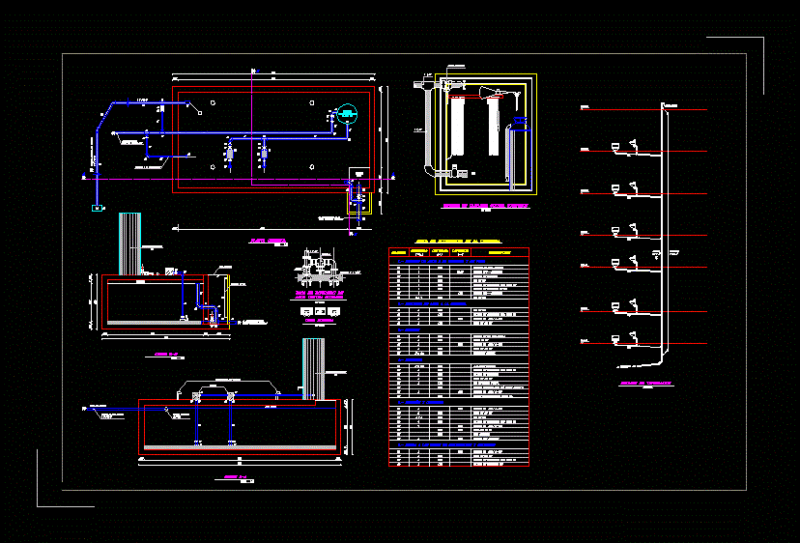 Tank DWG Detail for AutoCAD