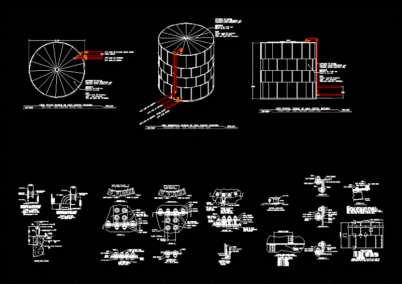 Tank Fire DWG Detail for AutoCAD