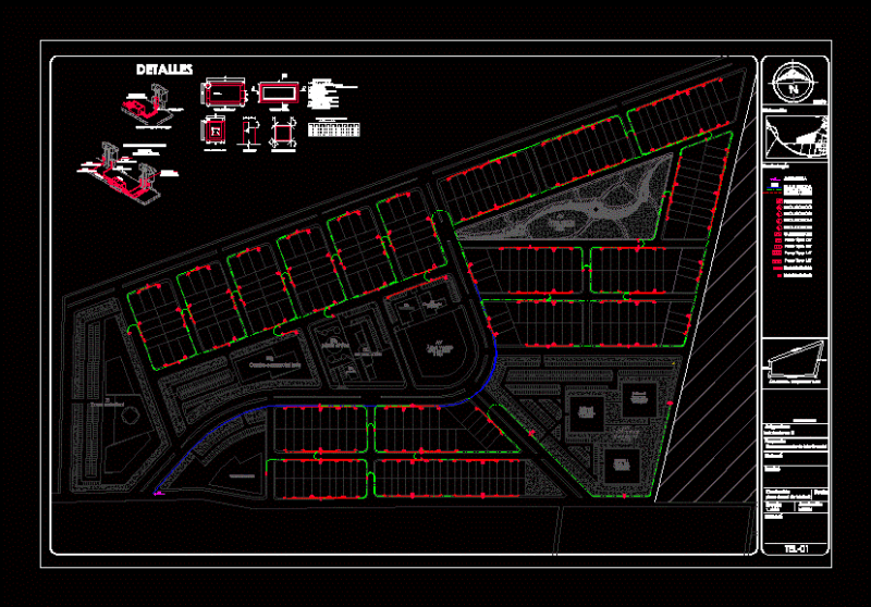 Telephone Network DWG Detail for AutoCAD
