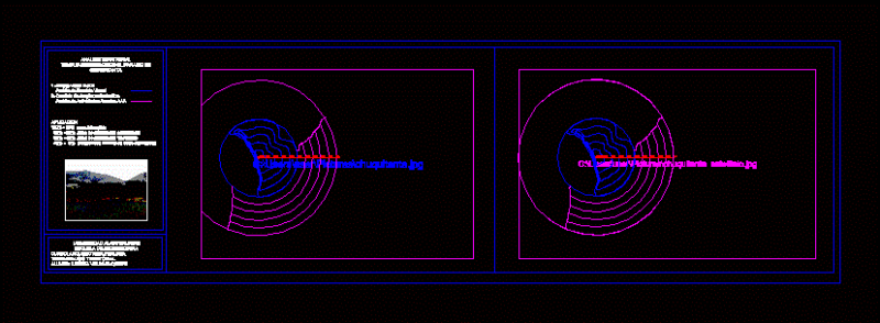 Territorial Analysis Chuquitanta DWG Block for AutoCAD
