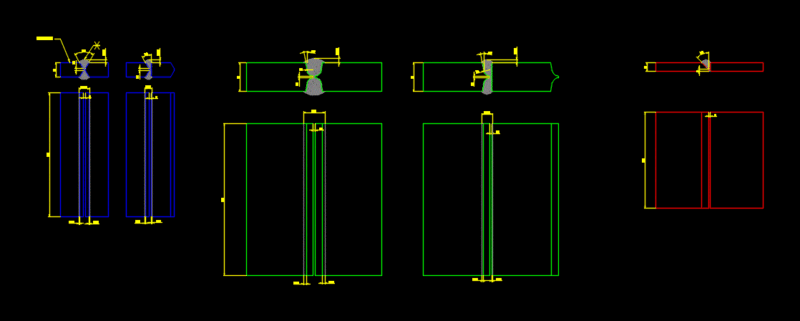 Test Tube DWG Block for AutoCAD