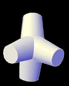 Tetrapod DWG Block for AutoCAD