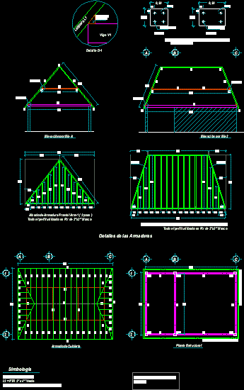 Thatched Roof Gazebo Structure DWG Block for AutoCAD • Designs CAD