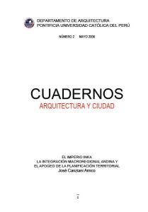 The Inca Empire – Territorial Planning PDF Plan (Document)