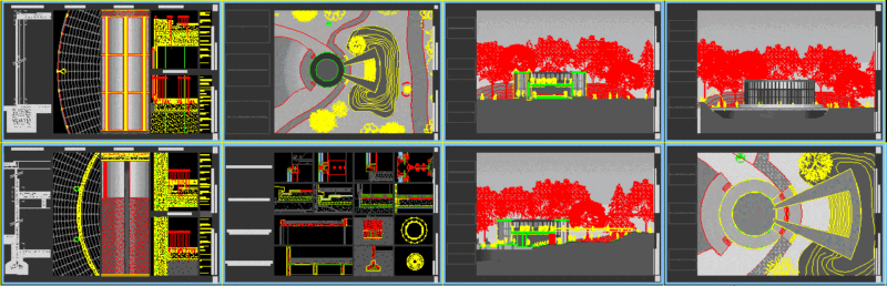 Theater DWG Block for AutoCAD