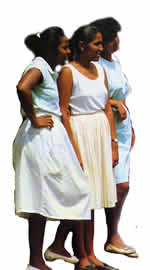 Three Women In Profile 2D BMP Graphics Graphics