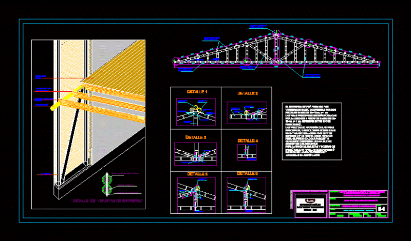 Tijeral Bamboo DWG Detail for AutoCAD