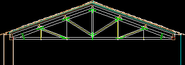 tile wooden roof dwg detail for autocad • designscad