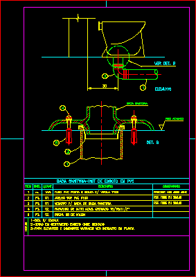 Toilet - Bacia DWG Section for AutoCAD • Designs CAD