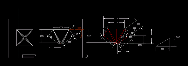 Tolva Redondo Cuadrado DWG Block for AutoCAD