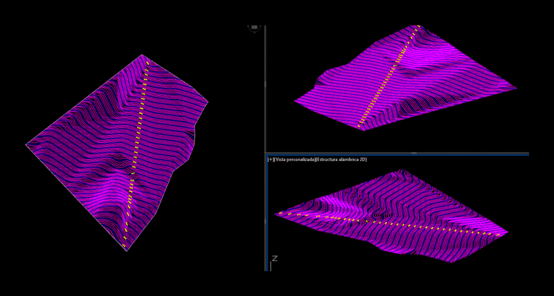 Toographic Mesh 3D DWG Model for AutoCAD
