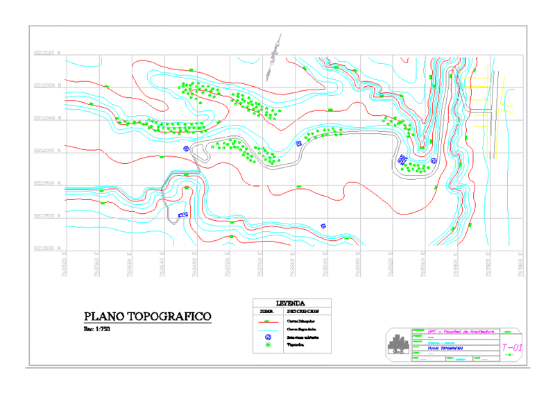 Topografia Querulpa – Arequipa DWG Block for AutoCAD