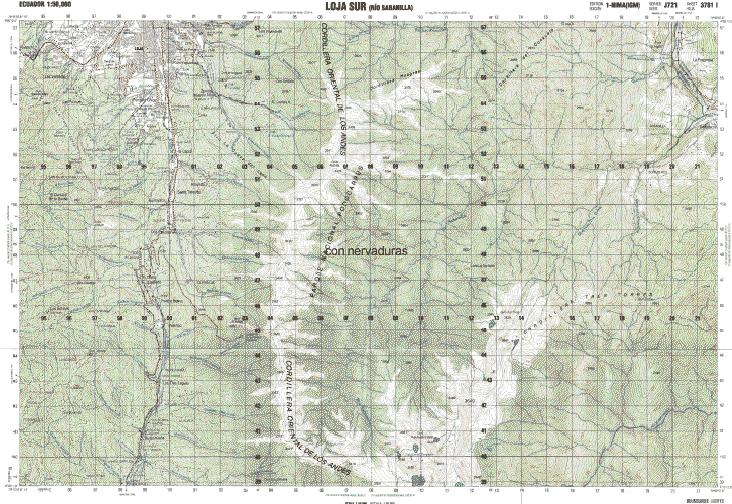 Topographic Map Loja, Ecuador PDF (Document)