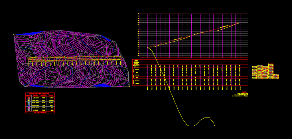 Topographic Survey DWG Section for AutoCAD