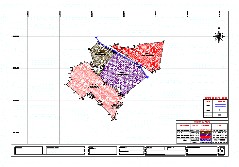 Topographical Plane Culture DWG Plan for AutoCAD