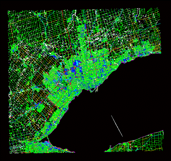 Toronto City Map; DXF Model for AutoCAD