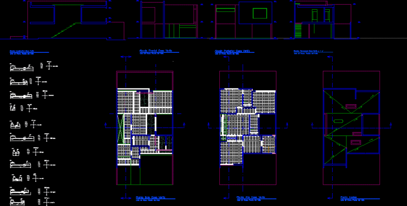 Trabes House DWG Block for AutoCAD
