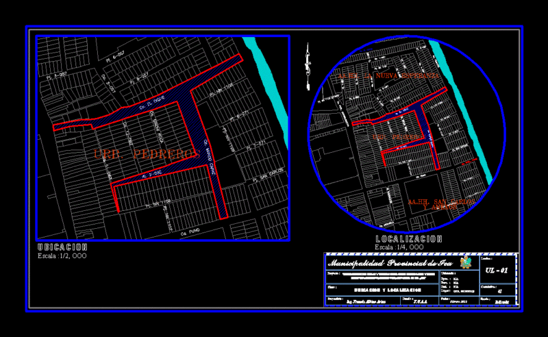 Tracks And Sidewalks DWG Block for AutoCAD