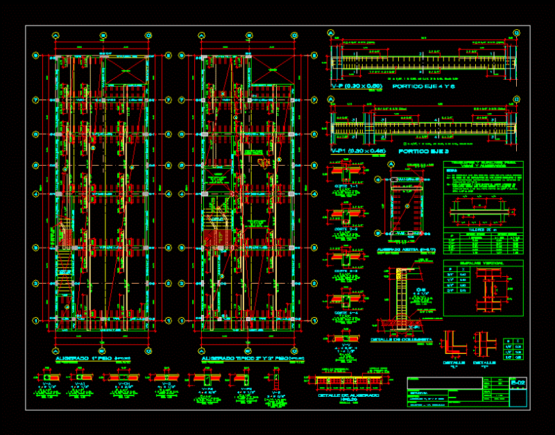 Trade – Housing Bifamily – Losa Alivianda DWG Detail for AutoCAD