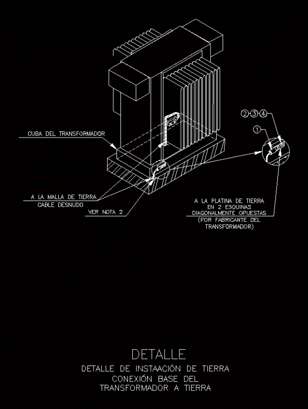 Transformer DWG Detail for AutoCAD