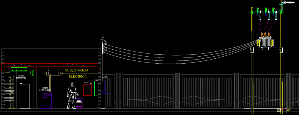 Transformer Running DWG Block for AutoCAD