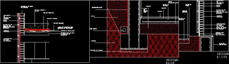 Transventilated Facade DWG Block for AutoCAD