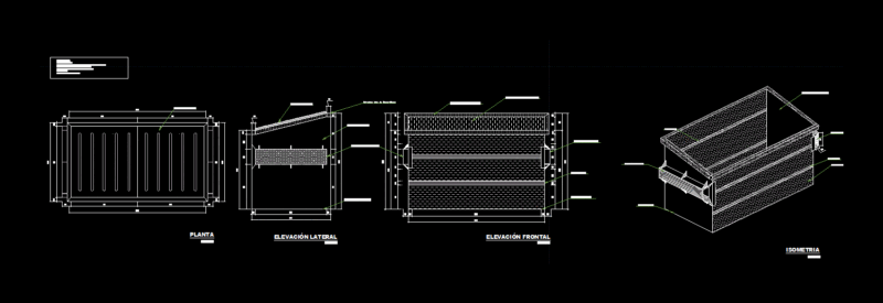 Trash DWG Block for AutoCAD