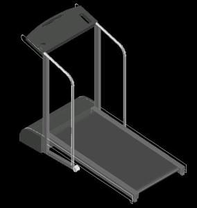 Treadmill 3D 3DS Model for 3D Studio Max
