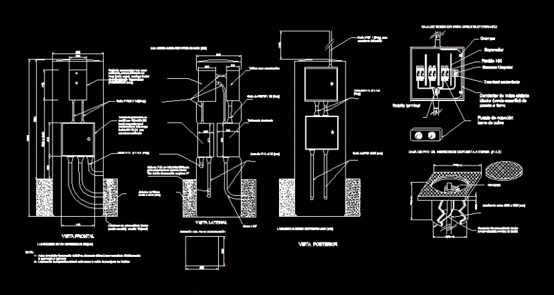 Trifasico DWG Detail for AutoCAD