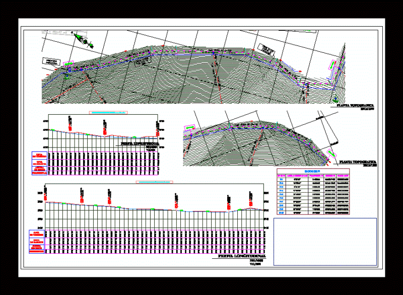 Ttopografy Irrigation DWG Block for AutoCAD