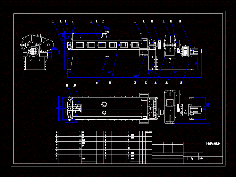 Twin Screw Press DWG Block for AutoCAD