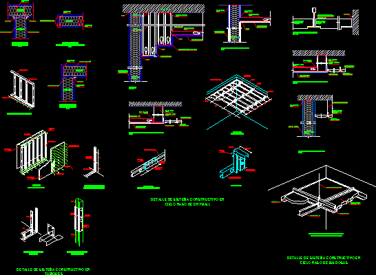 Typical Details Drywall System DWG Detail for AutoCAD 