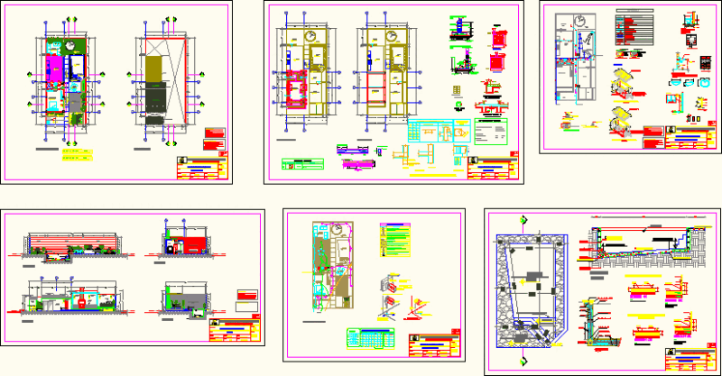 Unifamily Remodeling DWG Model for AutoCAD