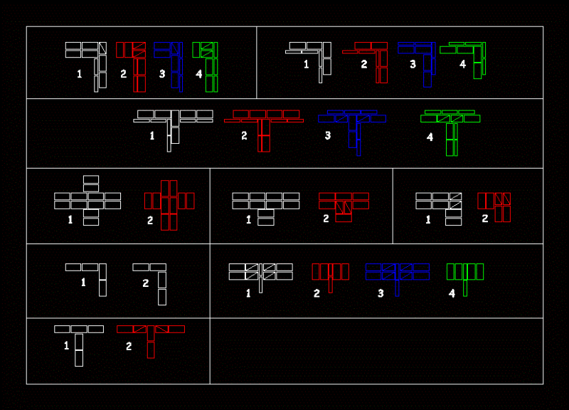 Unions Rigs DWG Block for AutoCAD