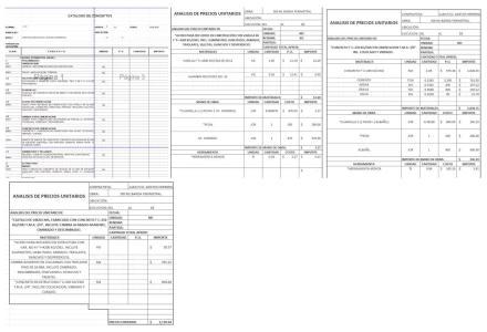 Unit Prices – Perimeter Fence UNK CAD Drawing