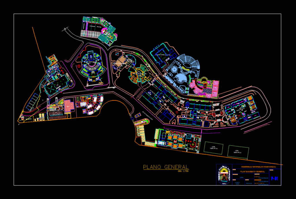 University City – National University Of Huancavelica DWG Block for AutoCAD