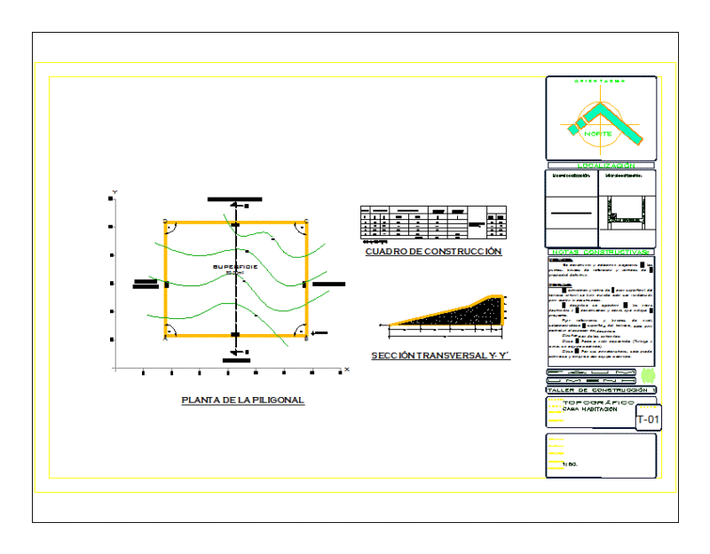 Up Call – Guest House DWG Section for AutoCAD