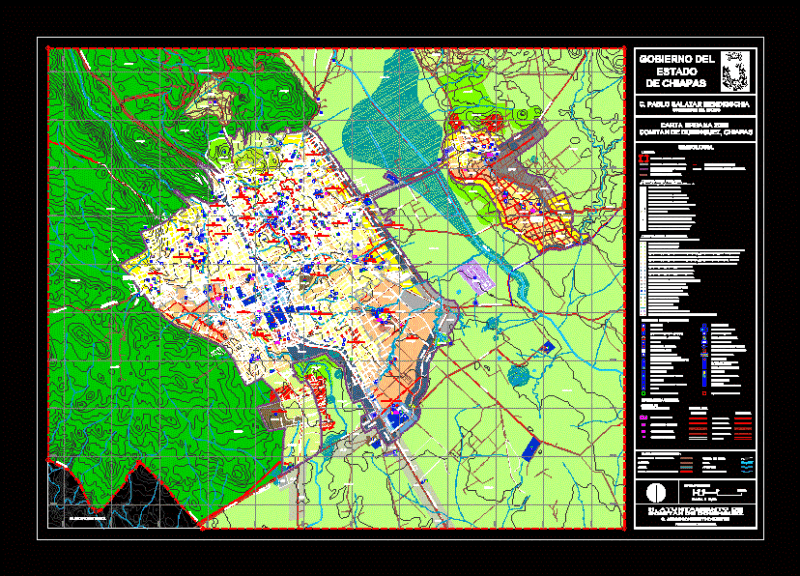 Urban Charter Comitan DWG Block for AutoCAD