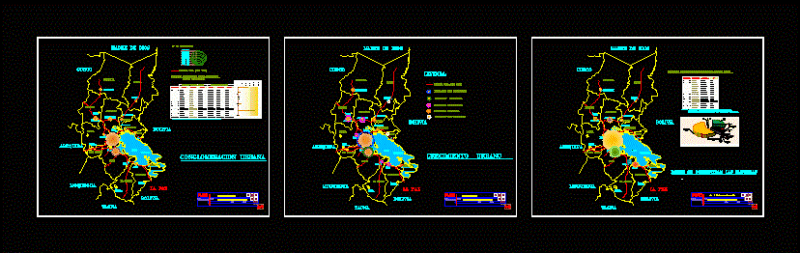 Urban Cluster Region Puno DWG Block for AutoCAD