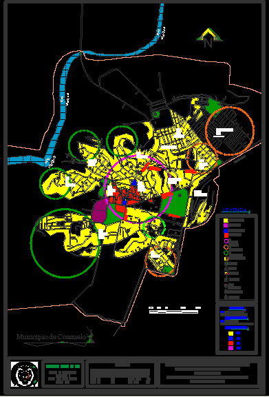 Urban Municipality Of Consuelo, San Pedro De Macoris, Dominican Republic DWG Plan for AutoCAD