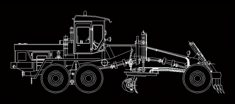 Used Farm DWG Block for AutoCAD
