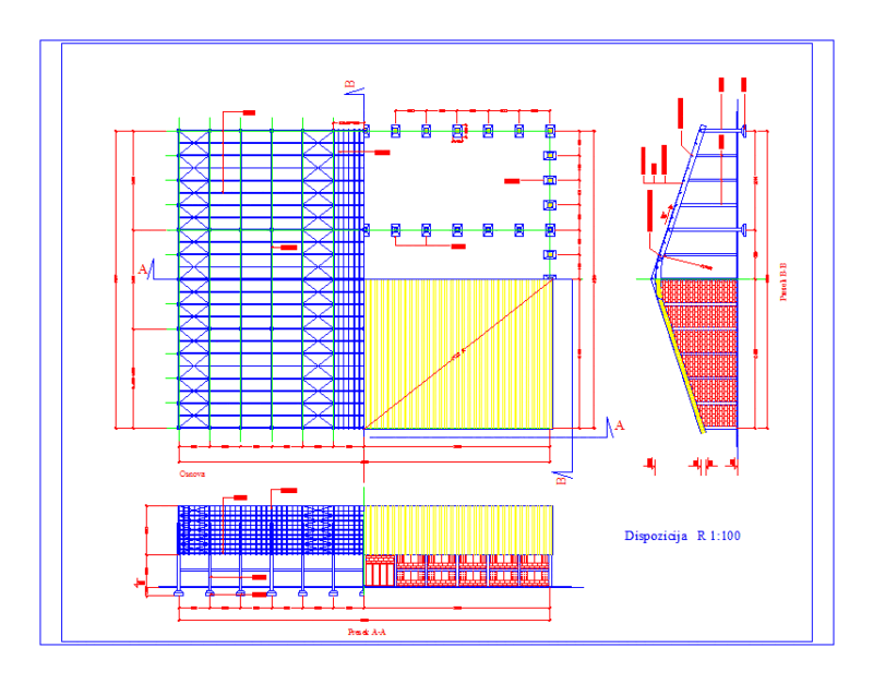 Utilitarian Building DWG Block for AutoCAD