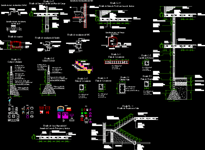 Utility DWG Section for AutoCAD