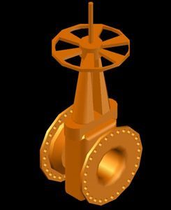 Valve 3D DWG Model for AutoCAD