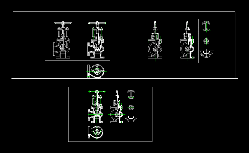 Valve – Pump DWG Detail for AutoCAD