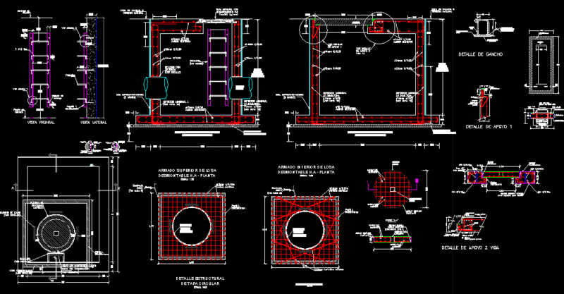 Valve Spring DWG Detail for AutoCAD
