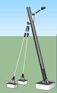 Velarium Support 3D SKP Detail for SketchUp